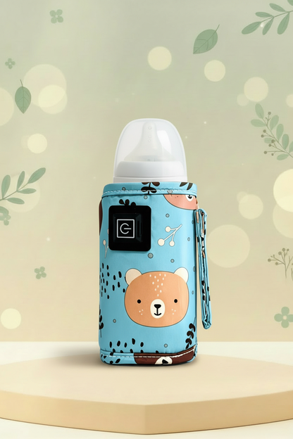 Teal Bear Warmer - Matching Brand Background